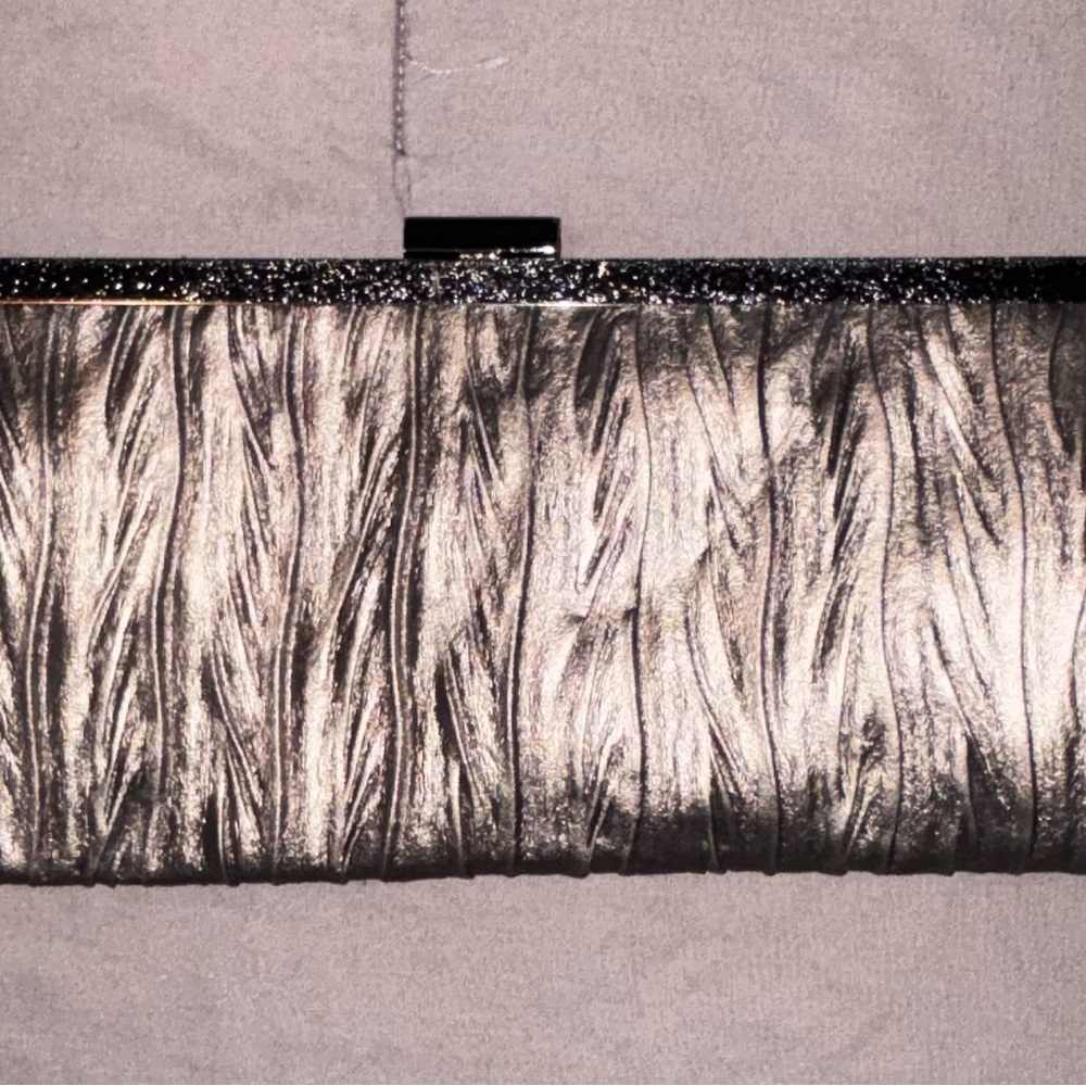 Elegant Silver Clutch Bag